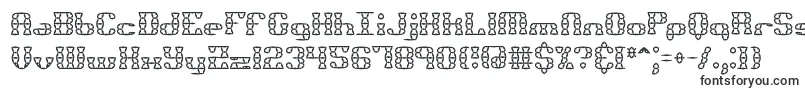 Шрифт Bknuckst – чёрные шрифты