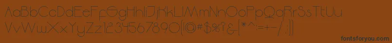 Moodyrock Font – Black Fonts on Brown Background