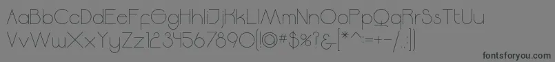Moodyrock Font – Black Fonts on Gray Background