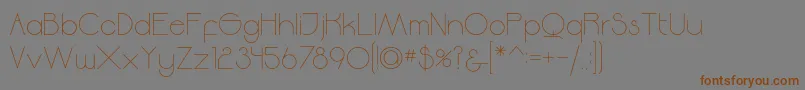 Moodyrock Font – Brown Fonts on Gray Background