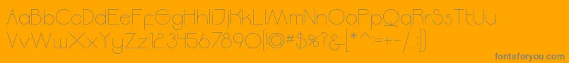 Moodyrock Font – Gray Fonts on Orange Background
