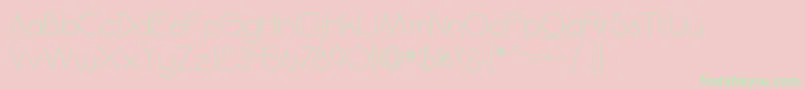 Moodyrock Font – Green Fonts on Pink Background