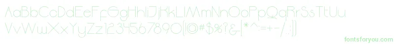Moodyrock-Schriftart – Grüne Schriften