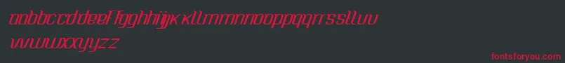 CaspianseaMedium Font – Red Fonts on Black Background