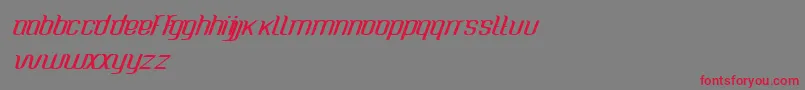 CaspianseaMedium Font – Red Fonts on Gray Background