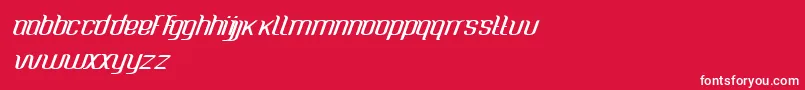 CaspianseaMedium Font – White Fonts on Red Background