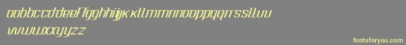CaspianseaMedium Font – Yellow Fonts on Gray Background