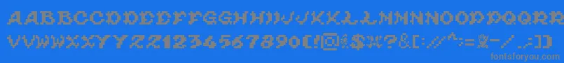 Ghouls.Ghosts.And.GoblinsFontvir.Us Font – Gray Fonts on Blue Background
