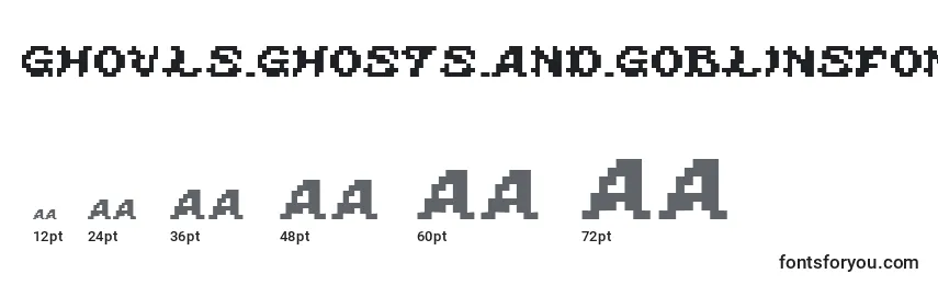 Ghouls.Ghosts.And.GoblinsFontvir.Us Font Sizes
