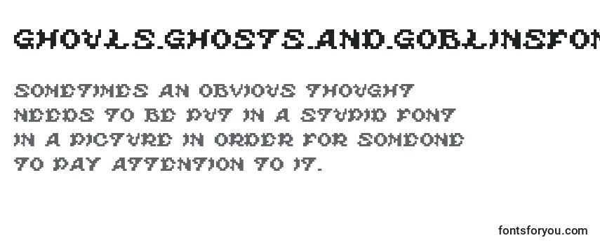 Schriftart Ghouls.Ghosts.And.GoblinsFontvir.Us