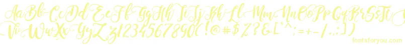 PerfumeClassicDemoVersion Font – Yellow Fonts