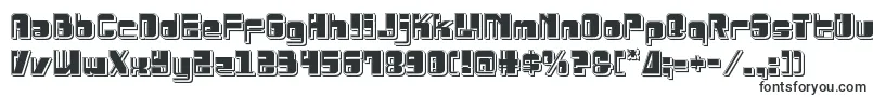 Шрифт Drosselmeyerpunch – объёмные шрифты