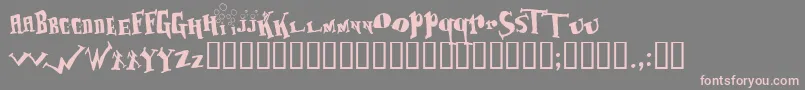 More about Baozso Font Baozso Font – Pink Fonts on Gray Background