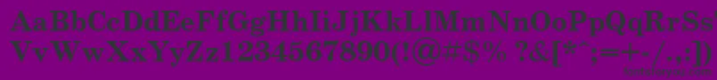 Scbb Font – Black Fonts on Purple Background