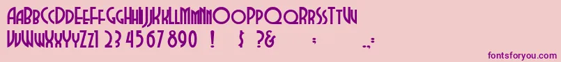 Dubbadubbaa Font – Purple Fonts on Pink Background