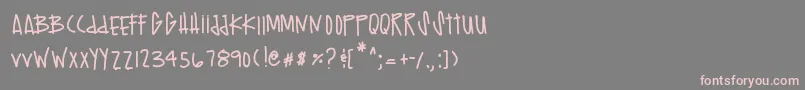 More about Hypebeast Font Hypebeast Font – Pink Fonts on Gray Background
