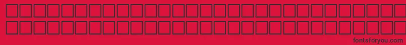 McsHor1SIFlag2000 Font – Black Fonts on Red Background