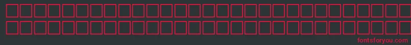 McsHor1SIFlag2000 Font – Red Fonts on Black Background