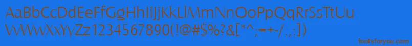 More about Castletlig Font Castletlig Font – Brown Fonts on Blue Background