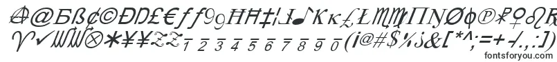 XCryptionItalic-fontti – Alkavat X:lla olevat fontit