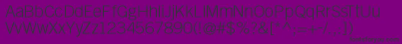 Goethegothic Font – Black Fonts on Purple Background