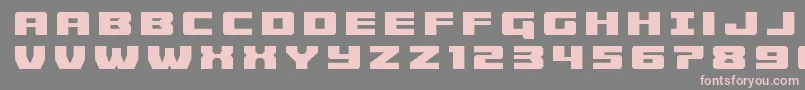 Cruiserfortresstitle Font – Pink Fonts on Gray Background