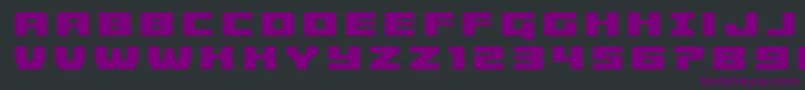 Cruiserfortresstitle Font – Purple Fonts on Black Background