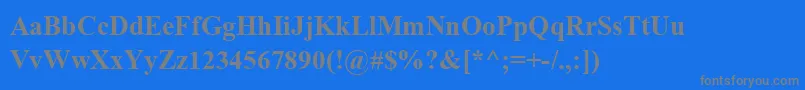 ShonarBanglaBold Font – Gray Fonts on Blue Background