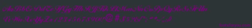 BallantinesantiqueHeavyRegular Font – Purple Fonts on Black Background