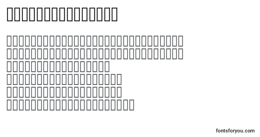 Schriftart AScratchedRemix – Alphabet, Zahlen, spezielle Symbole