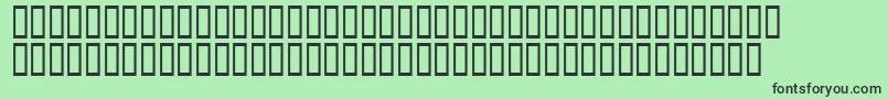 AScratchedRemix Font – Black Fonts on Green Background