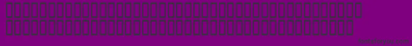 AScratchedRemix-fontti – mustat fontit violetilla taustalla