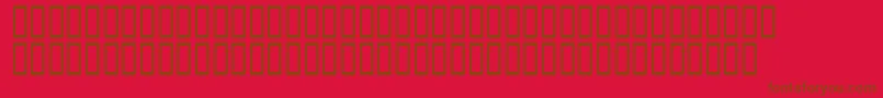AScratchedRemix Font – Brown Fonts on Red Background