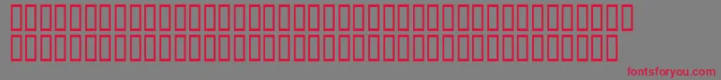 AScratchedRemix Font – Red Fonts on Gray Background
