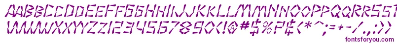 SfWasabiItalic-fontti – violetit fontit