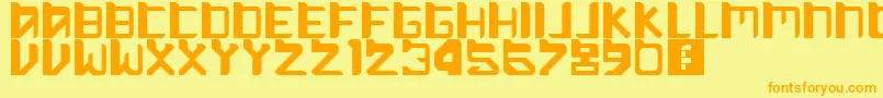 More about MoveAlong Font MoveAlong Font – Orange Fonts on Yellow Background