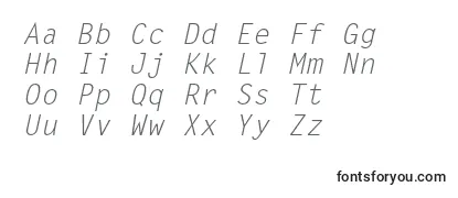 LettergothicstdSlanted Font
