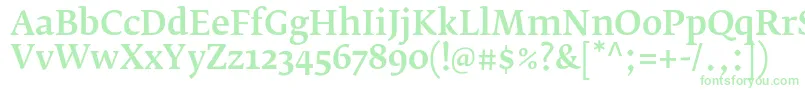 FedraserifbproMedium Font – Green Fonts
