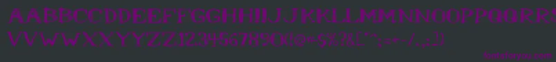 Mrb Font – Purple Fonts on Black Background