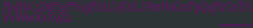 Maiersnr21proNormal Font – Purple Fonts on Black Background