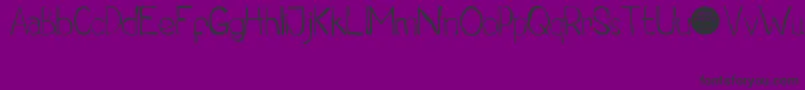 MarsInside Font – Black Fonts on Purple Background