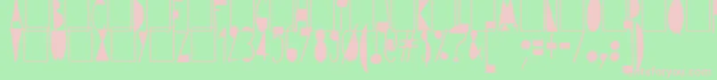 More about Avantgardiste1934 Font Avantgardiste1934 Font – Pink Fonts on Green Background