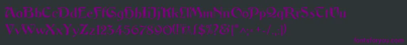 Argosgeorge Font – Purple Fonts on Black Background