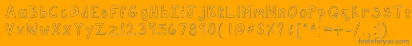 Подробнее о шрифте Kbframework Шрифт Kbframework – серые шрифты на оранжевом фоне