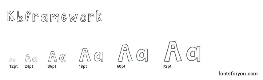 Размеры шрифта Kbframework