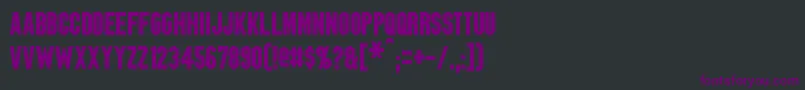Blitzwing Font – Purple Fonts on Black Background
