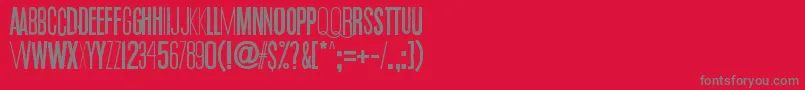 Шрифт QuietZoo – серые шрифты на красном фоне