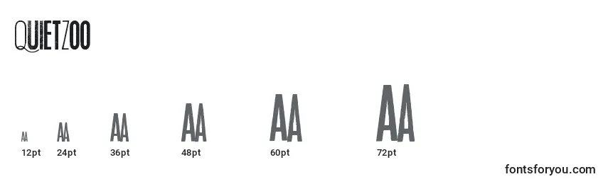QuietZoo Font Sizes