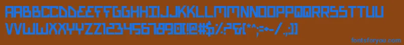 More about BionicTypeBold Font BionicTypeBold Font – Blue Fonts on Brown Background