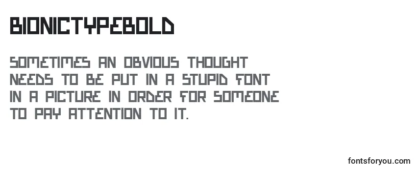 BionicTypeBold フォントのレビュー